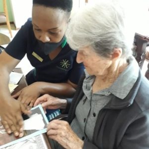 The benefits of card making at Macadamia Care in Nelspruit, Mpumalanga